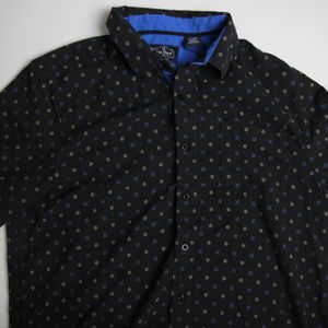 Nat Nast Mens Silk Shirt Black Large